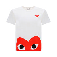 Heart Print T-shirt - White.