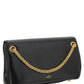 Stud Sign Nappa Shoulder Bag - Black