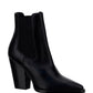 Theo Chelsea Boots in Smooth Leather - Black