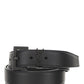 Monogram Belt In Smooth Leather - Black
