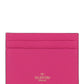Rockstud Leather Card Case - Pink PP