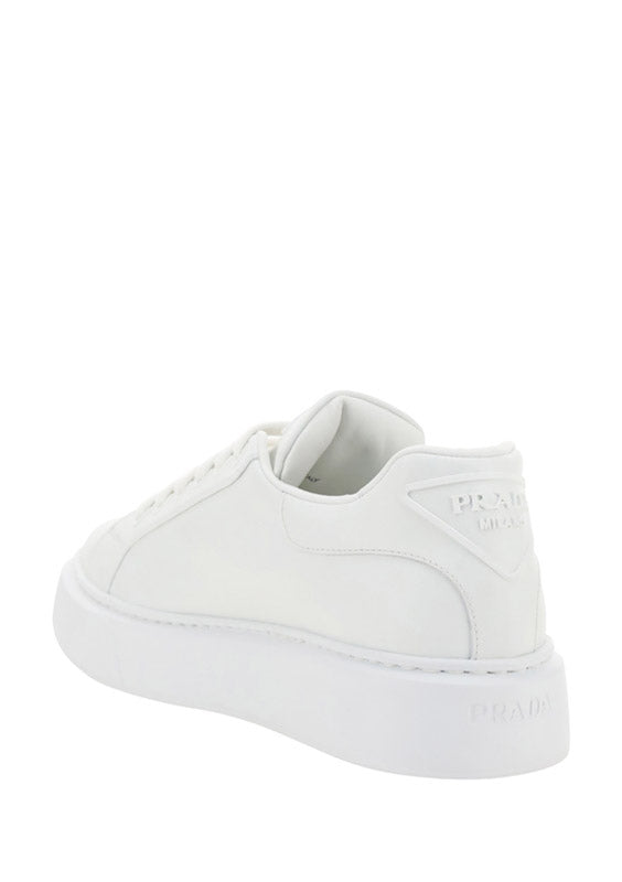 Prada Macro Leather Sneakers - White