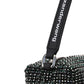 Heiress Medium Pouch Bag in Rhinestone Mesh