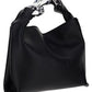 Small Chain Hobo Shoulder Bag - Black
