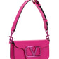 Mini Locò Crossbody Calfskin Bag - Pink PP