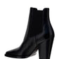 Theo Chelsea Boots in Smooth Leather - Black
