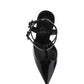 Maravilla T-Strap 100 Patent Pump - Black