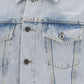Diagonal Tab Slim Denim Jacket