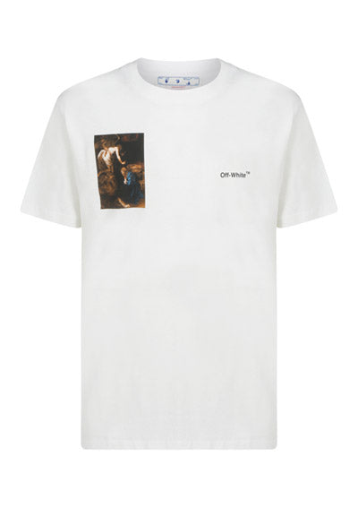 Caravaggio Lute-Print T-Shirt - White