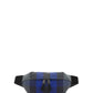 Check Cotton Sonny Bum Bag - Oceanic Blue