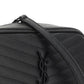 Lou Mini Bag in Quilted Grain de Poudre Embossed Leather - Black