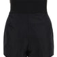 Safari Short in Cotton Tailoring - Black