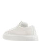 Mesh Flatform Sneakers - White