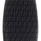 Crocheted Cashmere Skirt - Black