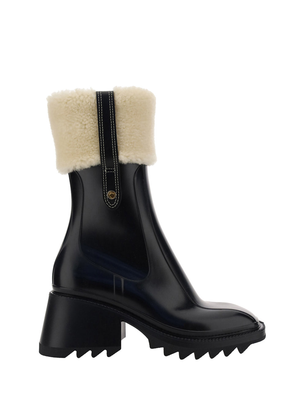 Betty Rain Boot in PVC - Black