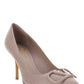 VLogo Signature Embellishment Calfskin Pump - Poudre