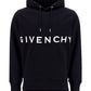4G Embroidered Hoodie - Black