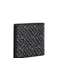 Monogram Print International Bifold Wallet - Black / White