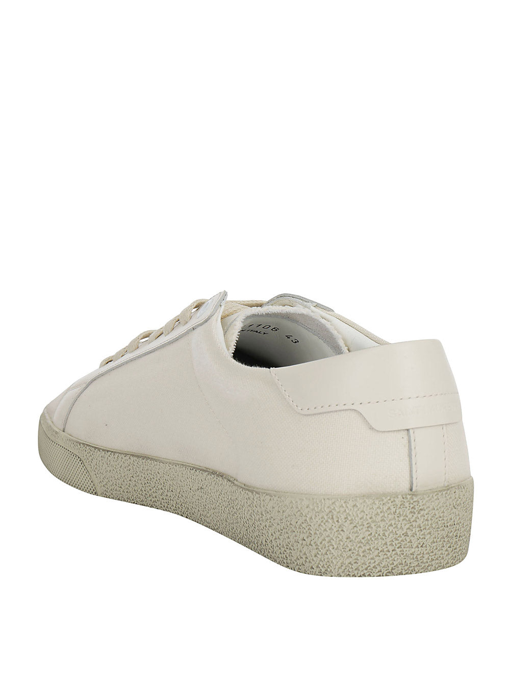 Court Classic SL/06 Sneakers Embroidered With Saint Laurent - White