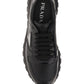 Prax 01 Sneakers in Nylon & Leather - Black