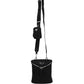 Re-Nylon and Leather Shoulder Bag - Black