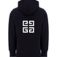 4G Embroidered Hoodie - Black