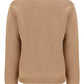 Marino Wool Sweater Logo - Beige
