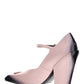 Brushed Leather Pumps - Alabaster Pink