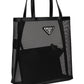 Small Mesh Tote Bag - Black