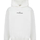 Reverse Logo Hoodie - White