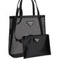 Small Mesh Tote Bag - Black