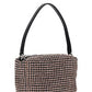 Heiress Medium Pouch in Crystal Mesh - Black