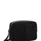 Lou Camera Bag in Quilted Leather - Noir