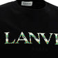 Embroidered Logo Short-Sleeve T-Shirt - Black