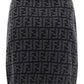 Crocheted Cashmere Skirt - Black