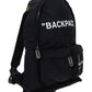 Quote Nylon Backpack - Black/White