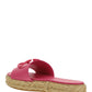 Vlogo Slide Espadrilles - Pink