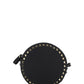 Rockstud Round Shoulder Bag - Black