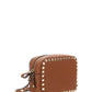 Small Rockstud Calfskin Crossbody Bad - Tan.