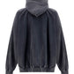 College 1917 Hoodie Oversized - Black