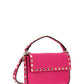 Rockstud Grainy Calfskin Pouch - Pink PP