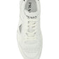 Logo Leather Sneakers - White
