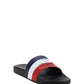 Basile Slide Sandals- Navy