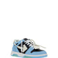 Out of Office Calf Leather Sneakers - Blue/Black/White