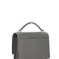 Sunset Chain Wallet Bag in Smooth Leather - Grey