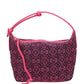 Small Cubi bag in Anagram Jacquard and Calfskin - Pink