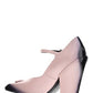 Brushed Leather Pumps - Alabaster Pink