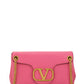 Stud Sign Nappa Shoulder Bag - Pink