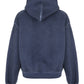 Hotfix Logo Hoodie In Condensed Fleece - Blue
