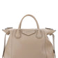 Medium antigona soft bag in smooth leather - Beige